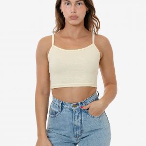 Baby Rib Spaghetti Crop Tank