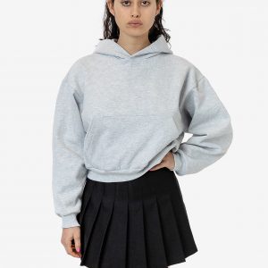 Heavy Fleece Cropped Hoodie