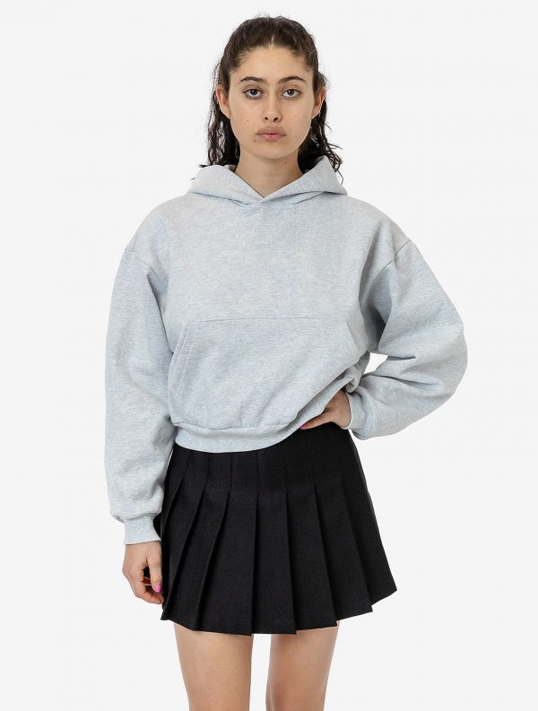 Heavy Fleece Cropped Hoodie